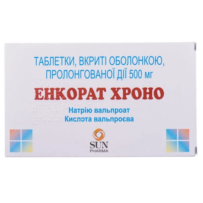 Encorat Chrono таблетки, вкриті оболонкою, пролонгованої дії