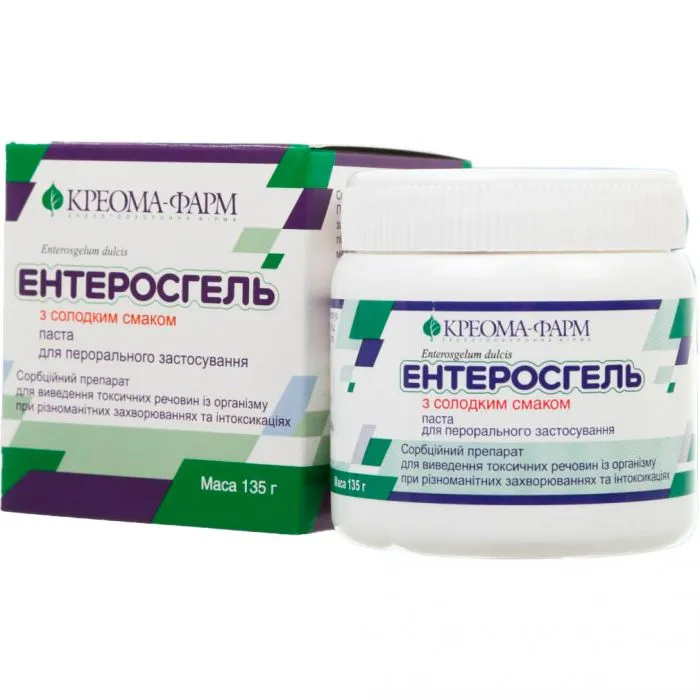 Enterosgel con sapore dolce pasta, orale