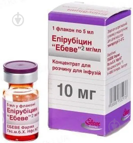 Epirubicina "Ebewe" soluzione per infusione, concentrato