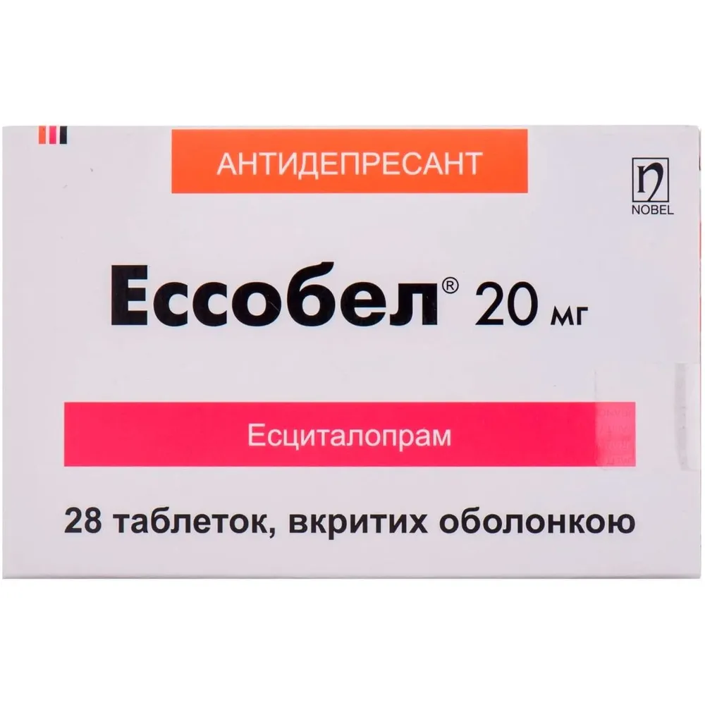 Эссобел таблетки, покрытые оболочкой
