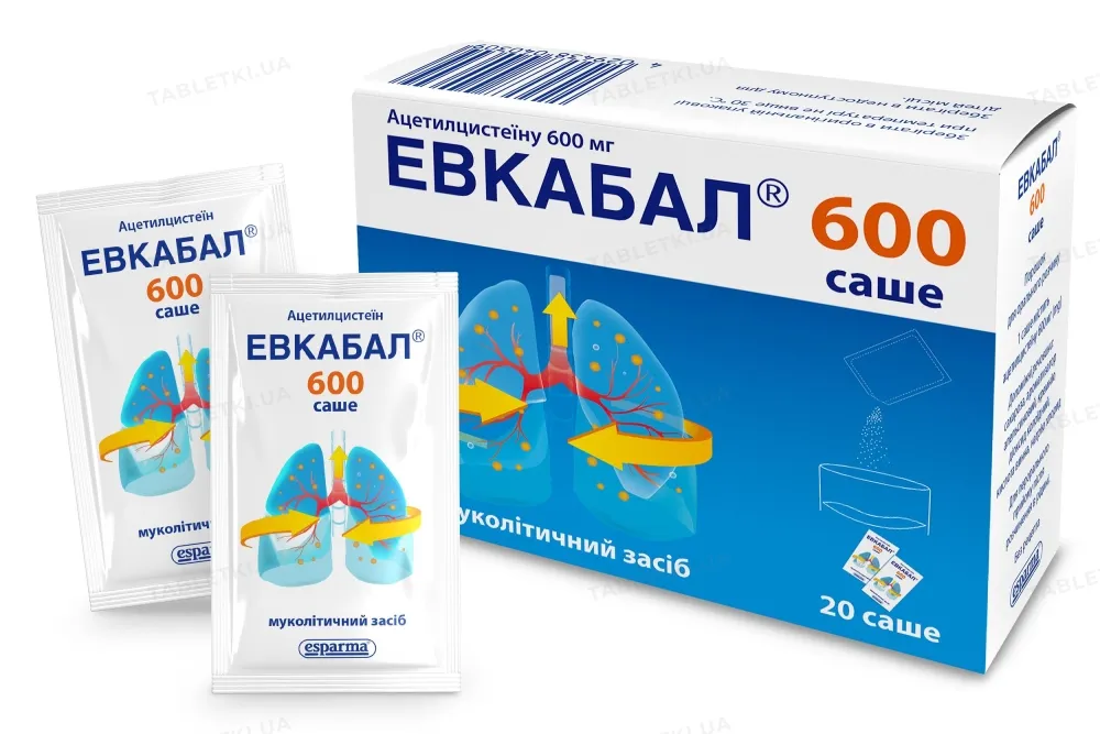 Евкабал® 600 саше порошок для орального раствора