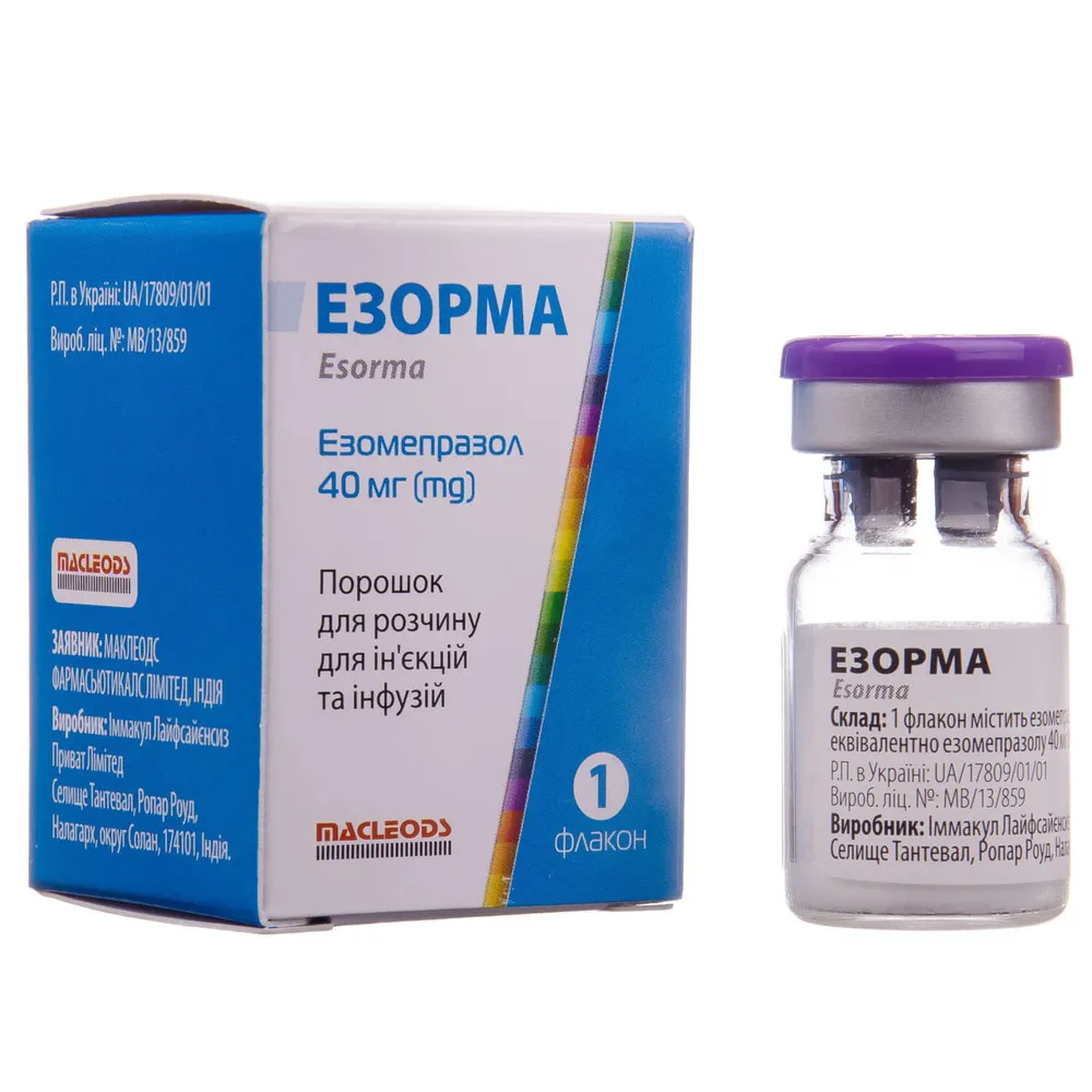 Ezorma polvo para solución para inyección e infusión