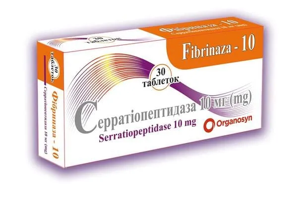 Fibrinase-10 tablets, coated, enteric-coated