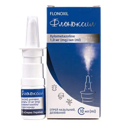 Flunoxil spray, nasal, metered