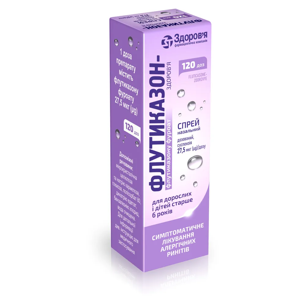 Fluticasone-Zdorovya spray, nasale, sospensione