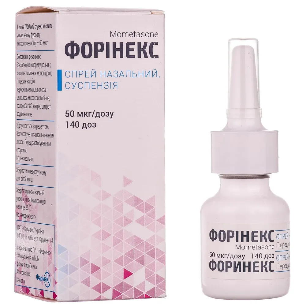 Forinex spray, nasale, sospensione