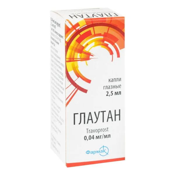 Глаутан капли, глазные
