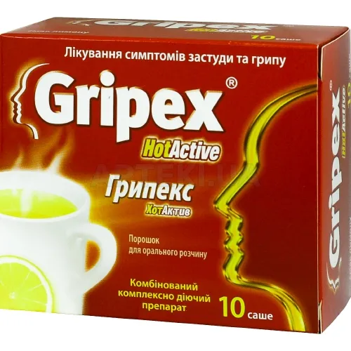 Gripeks hotaktiv powder for oral solution