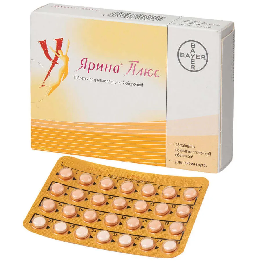 Ярина® плюс таблетки, покрытые оболочкой