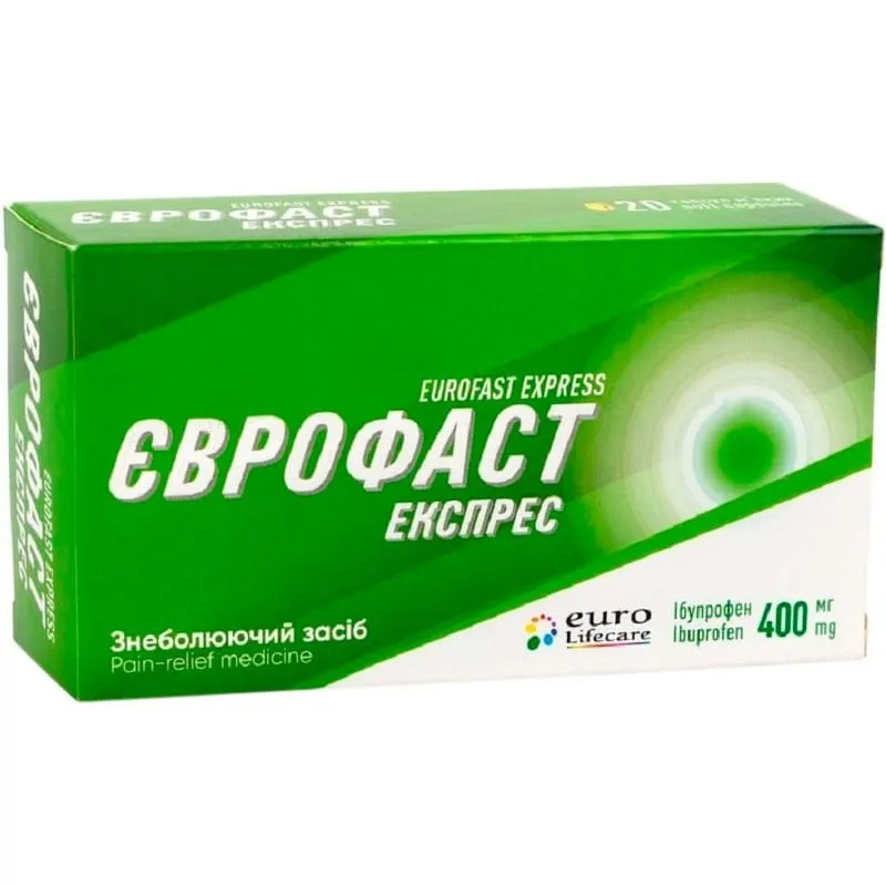 Eurofast Express cápsulas, gelatina blanda