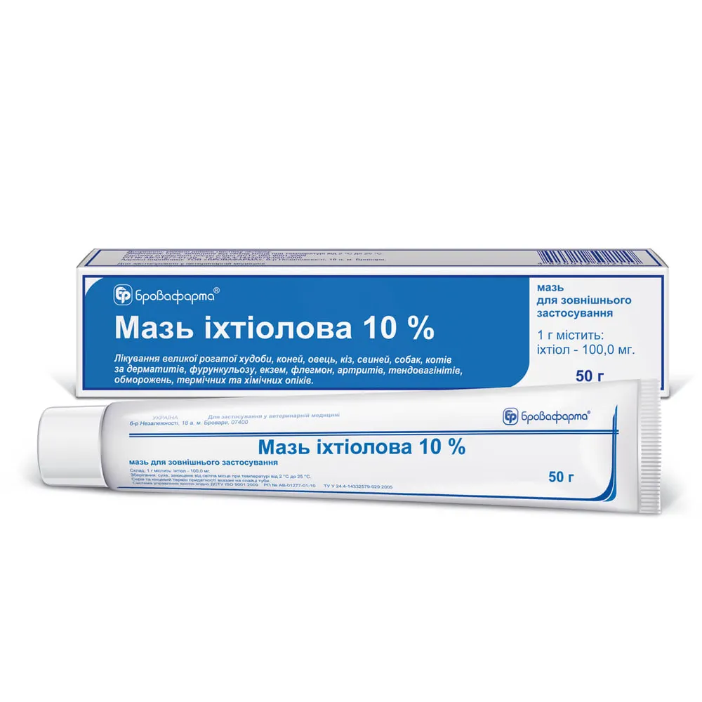 Ungüento de ichthammol 10 % pomada