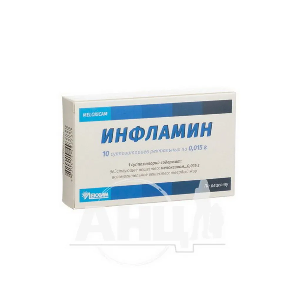 Inflamin supositorios, rectales