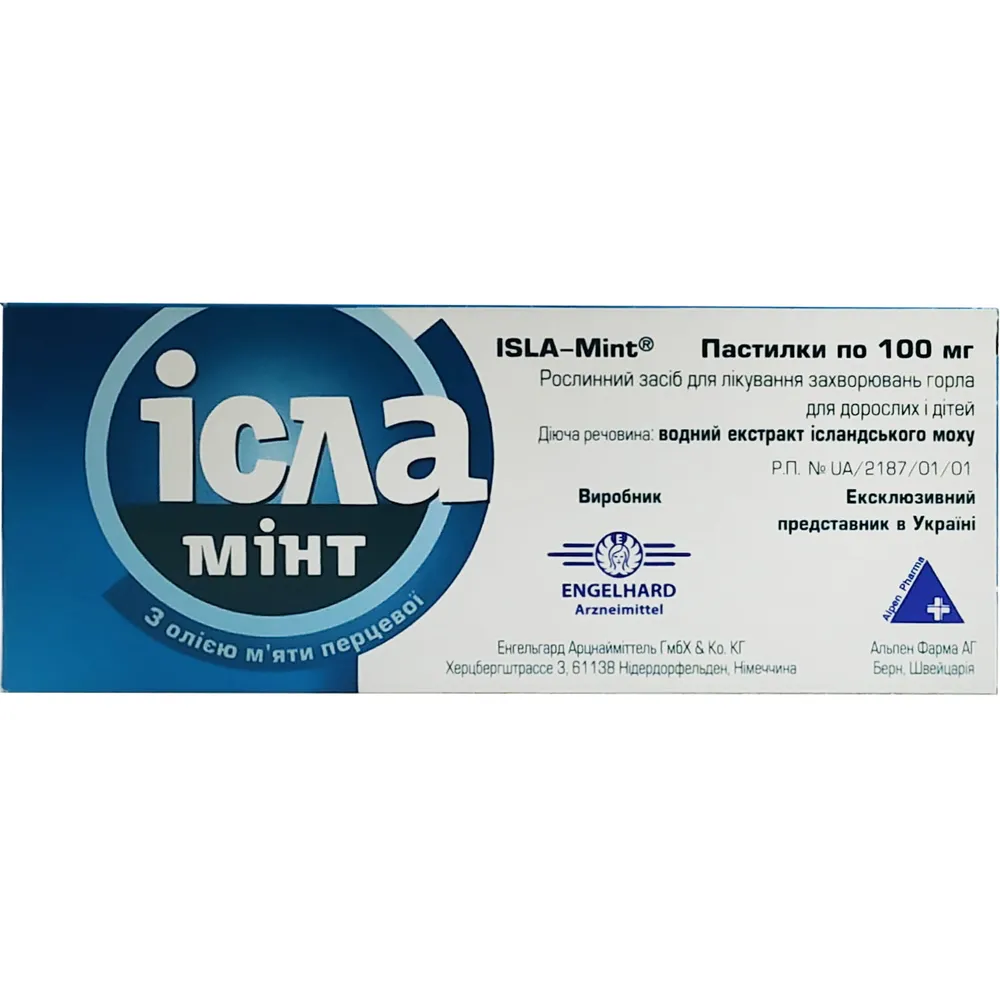 Isla-Mint pastiglie