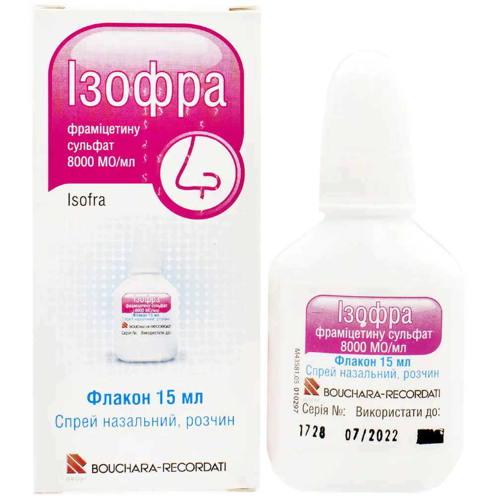 Izofra spray, nasal solution