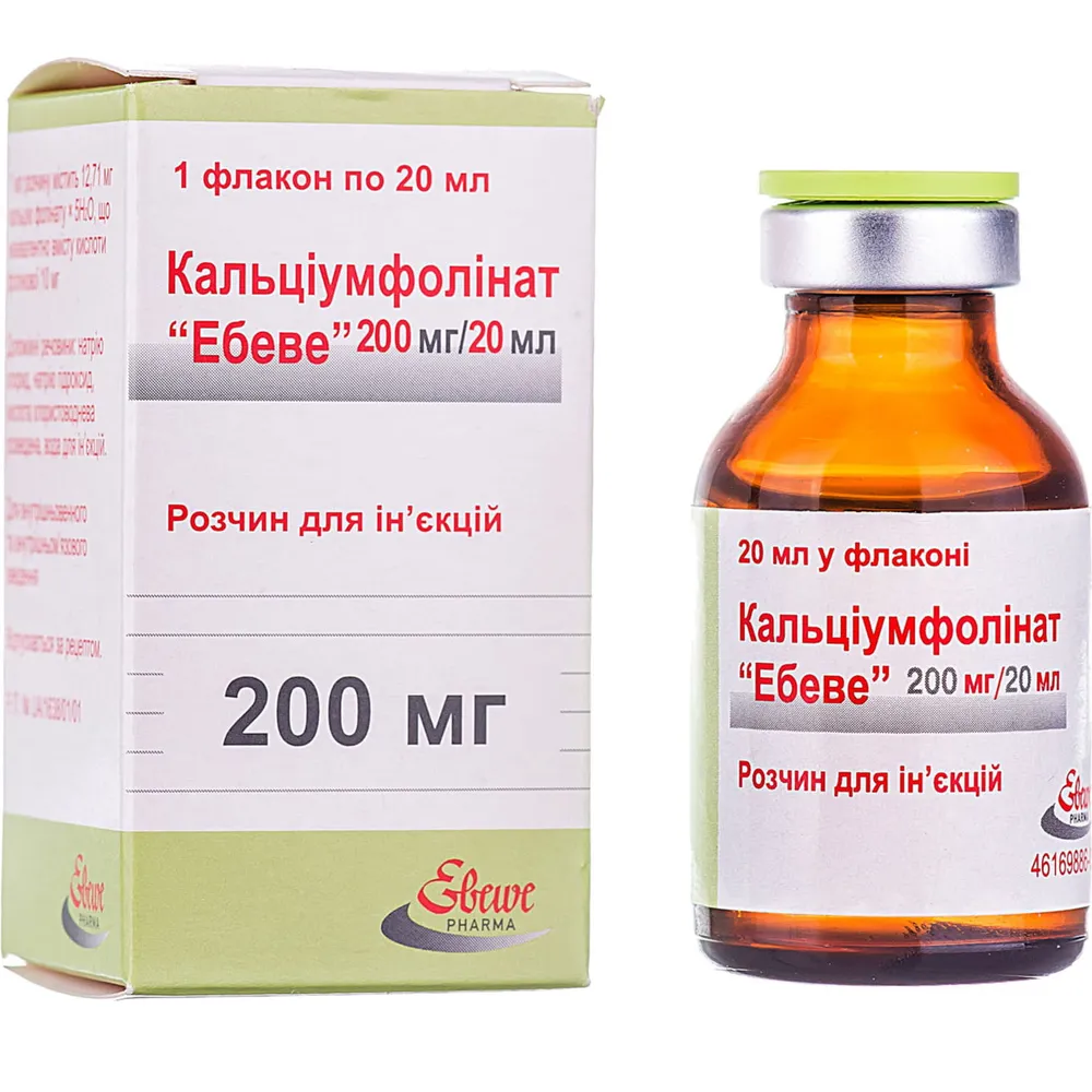 Calciumfolinato "Ebewe" solución para inyección