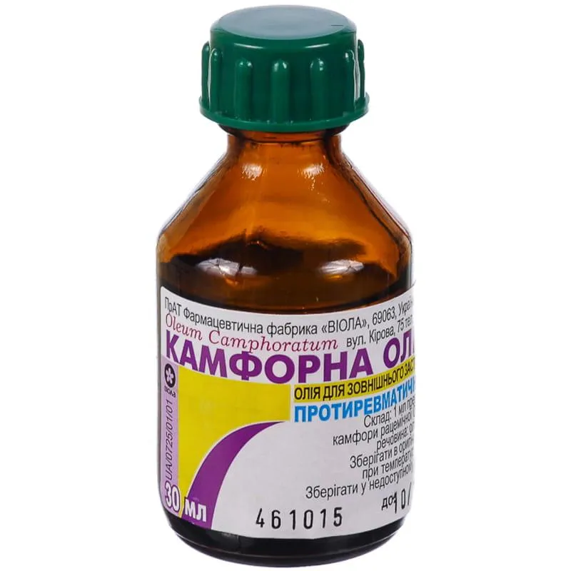 Olio di canfora soluzione, oleosa