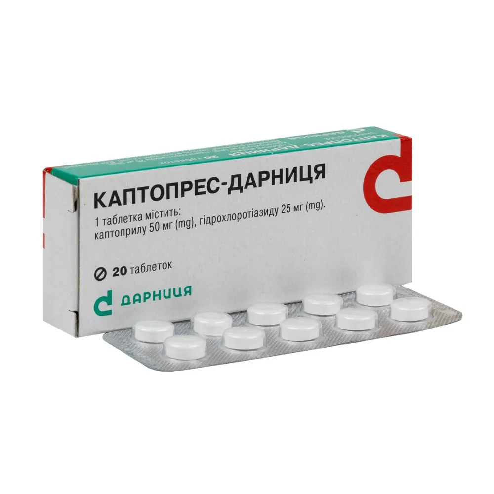 Captopres-Darnytsia compresse