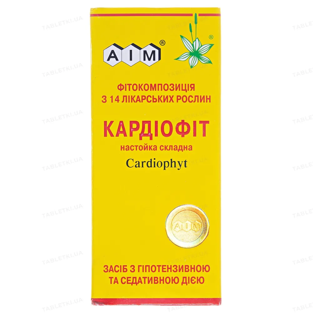Cardiophyt tincture, compound