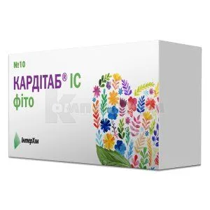 Кардитаб® ic фито таблетки, покрытые пленочной оболочкой