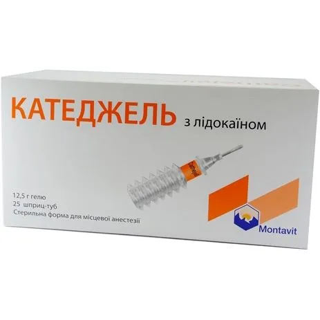 Catedgel with lidocaine gel