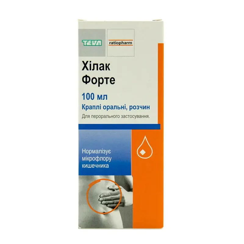 Хилак форте капли, оральные, раствор