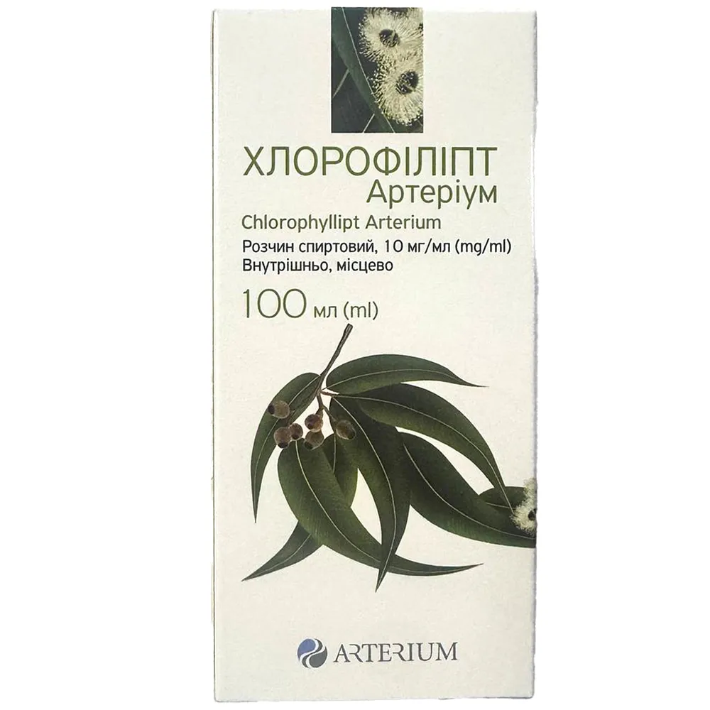 Chlorophyllipt Arterium solución, alcohólica