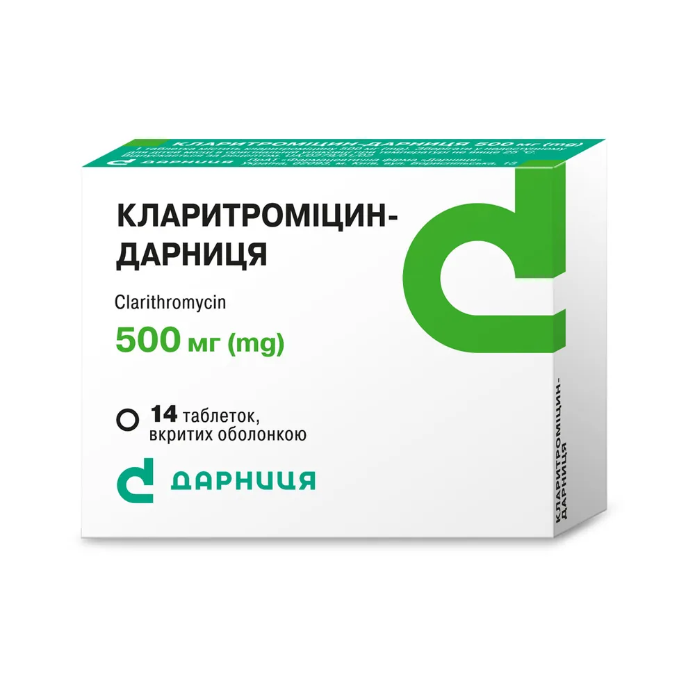 Claritromicina-Darnytsia compresse, rivestite con film