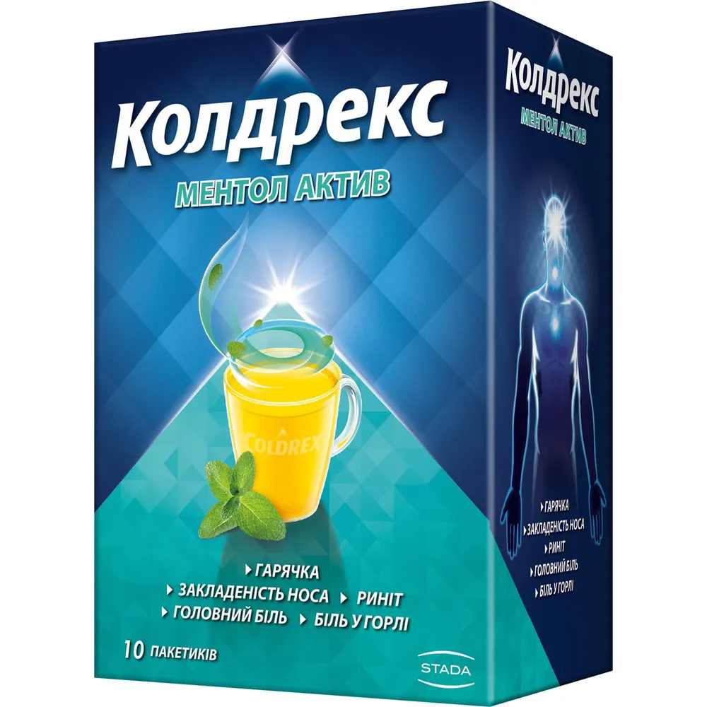 Coldrex Menthol Actif polvere per soluzione orale