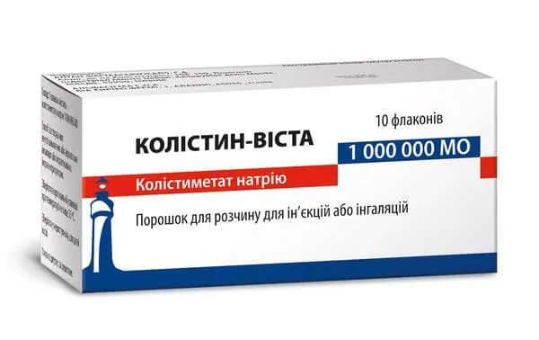 Colistin-vista powder for solution for injection or inhalation