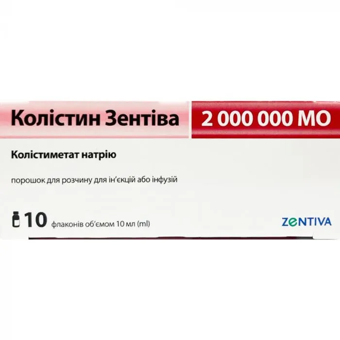 Colistina Zentiva polvo para solución para inyección o infusión