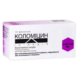 Colomycin inyección polvo para solución para inyección, infusión o inhalación