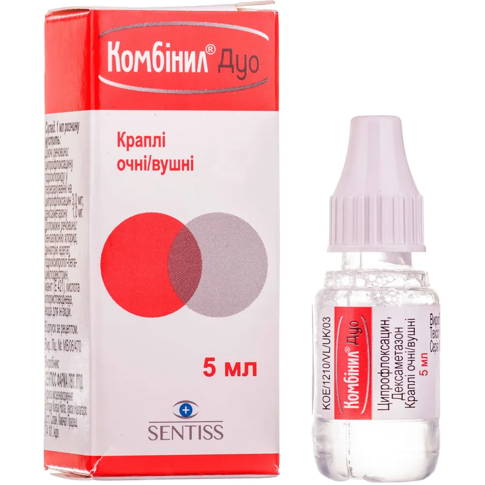 Комбинил® дуо капли, глазные/ушные