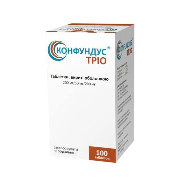 Confundus® Trio compresse, rivestite con film