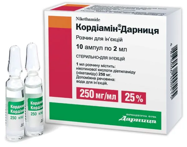 Cordiamin®-Darnytsia solución para inyección