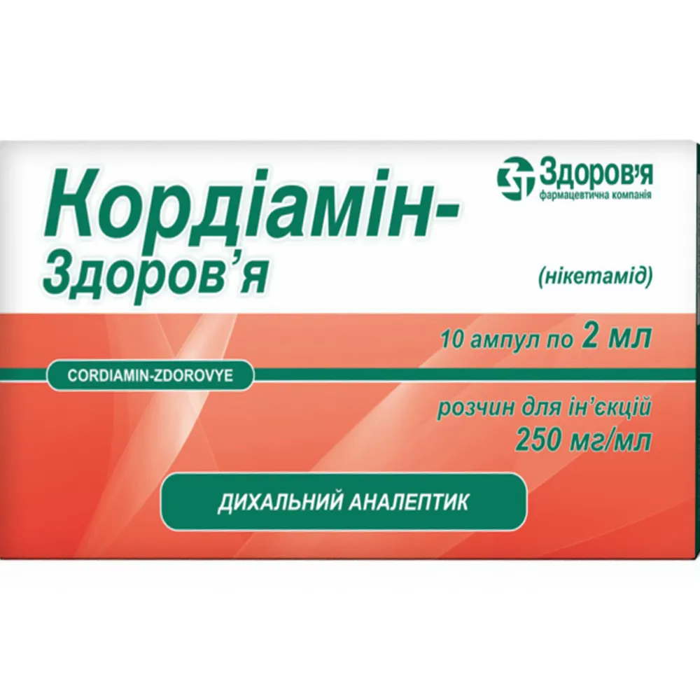 Cordiamin-zdorovya solution for injection