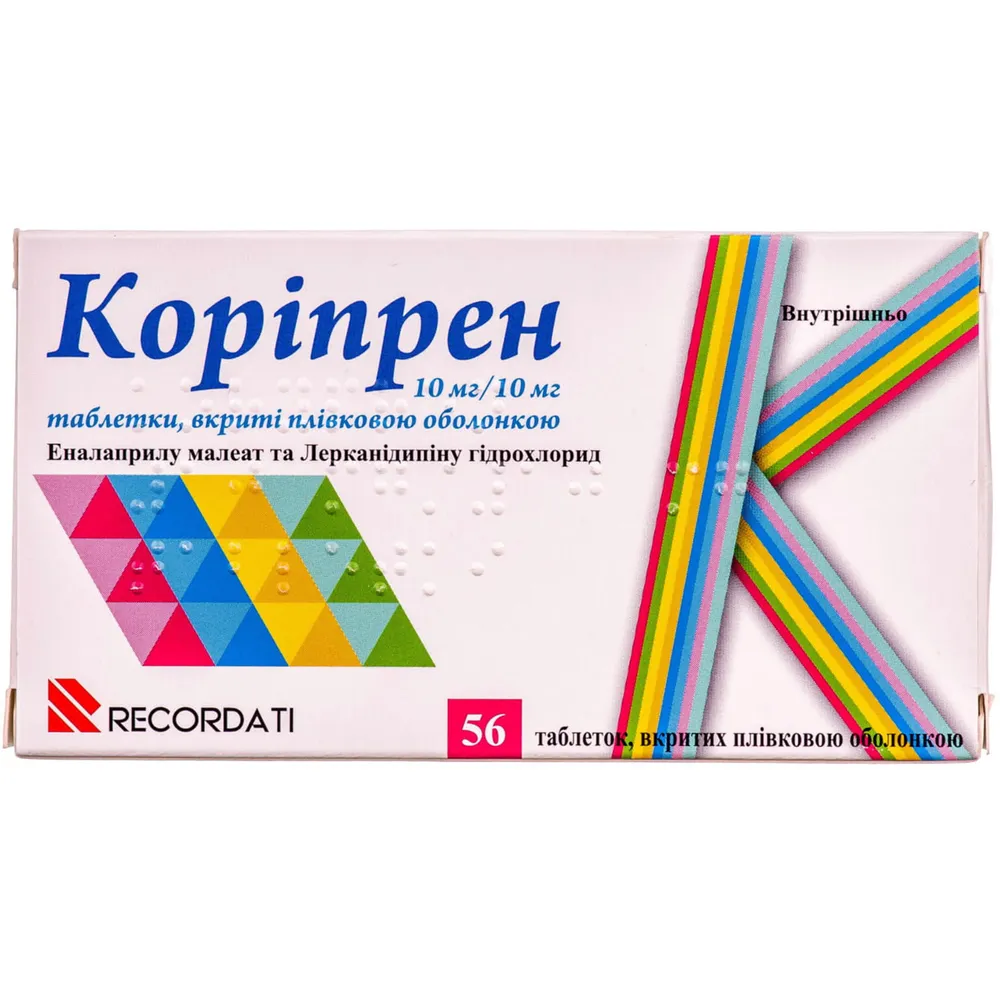 Coripren 10 mg/10 mg tablets, film-coated