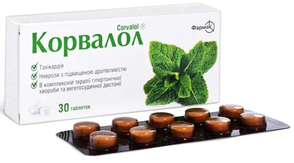 Corvalol tablets