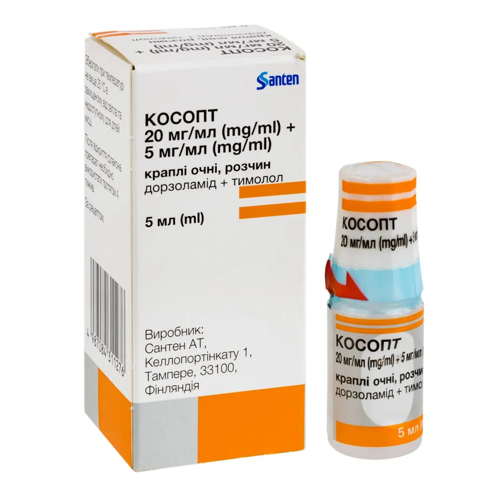 Cosopt drops, ophthalmic solution