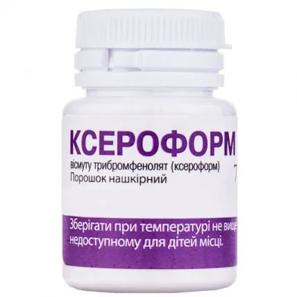 Xerofórm polvo, tópico