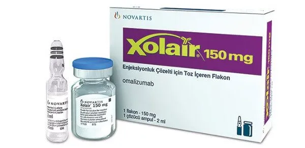 Xolair solución para inyección