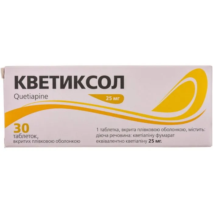 Kvetiksol tablets, film-coated