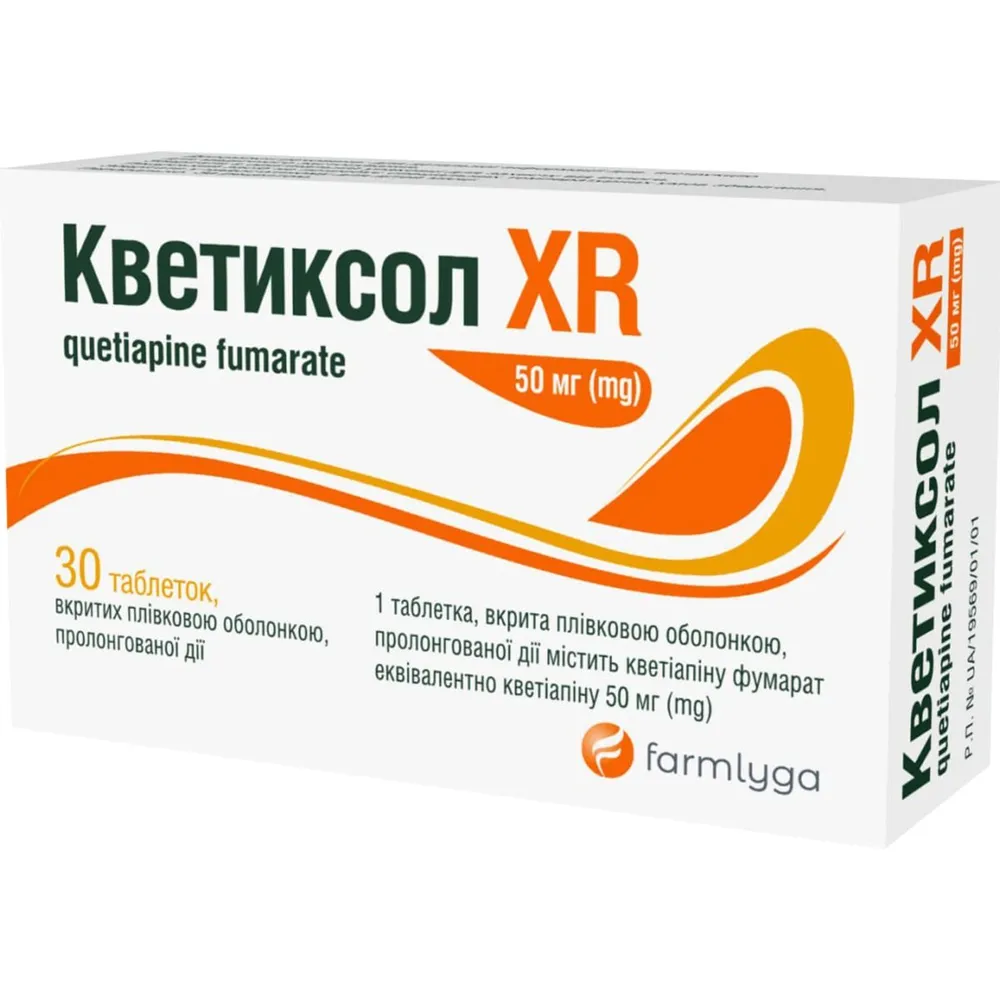 Kvetixol XR comprimidos, recubiertos con película, de liberación prolongada