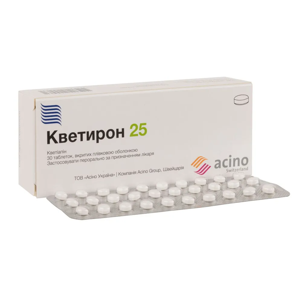 Kvetiron 25 tablets, film-coated