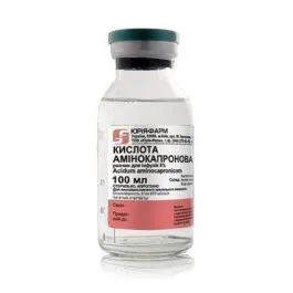 Ácido aminocaprónico-Darnitsa solución para infusión