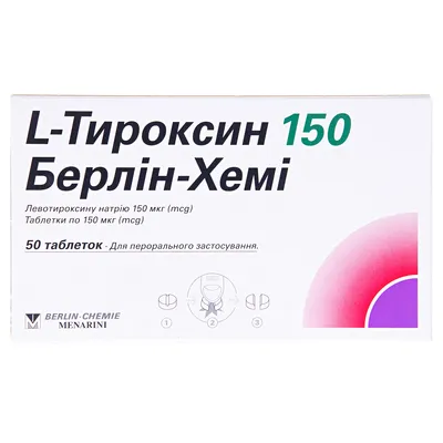 L-tiroxina 150 Berlin-Chemi compresse