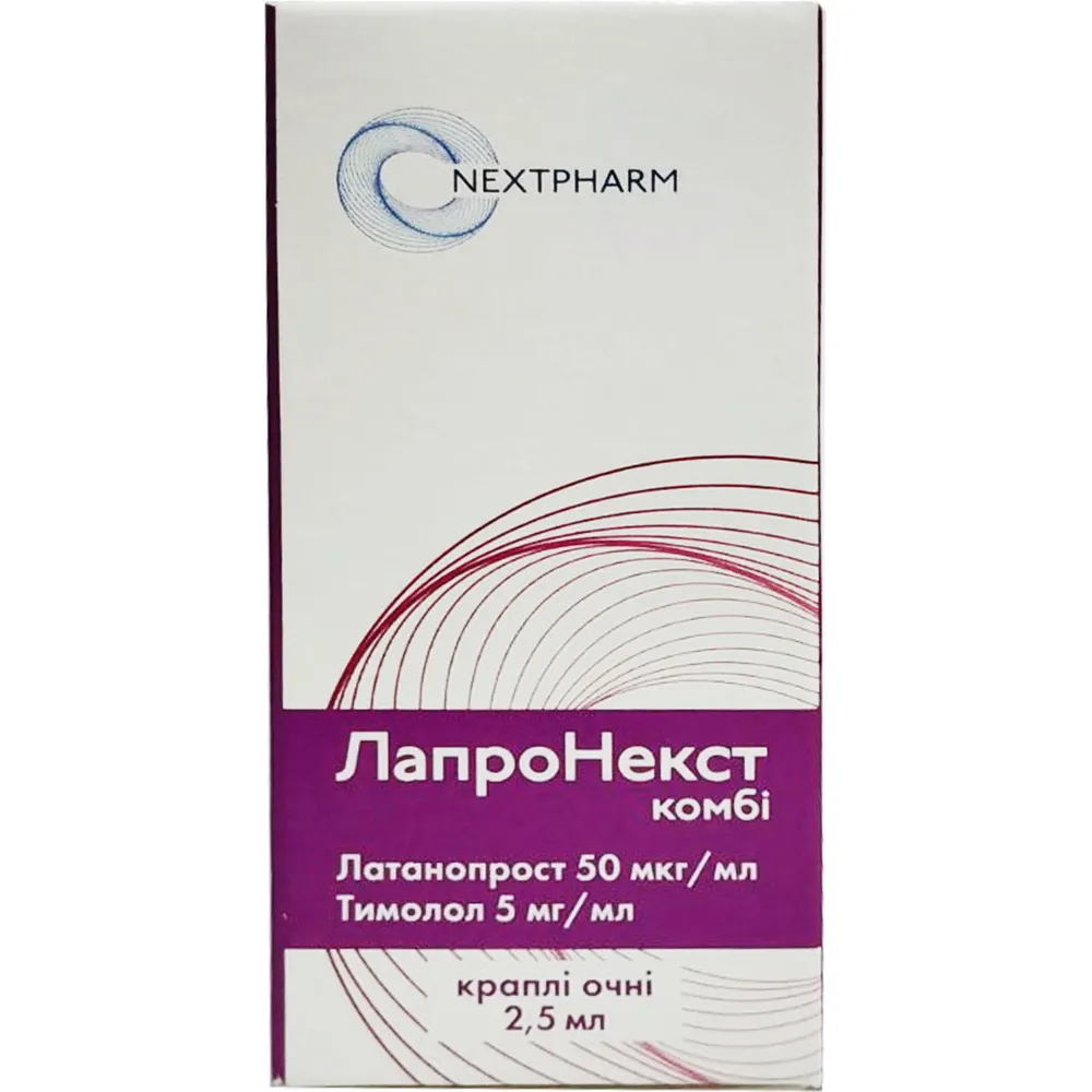 Лапронекст комби капли глазные, раствор