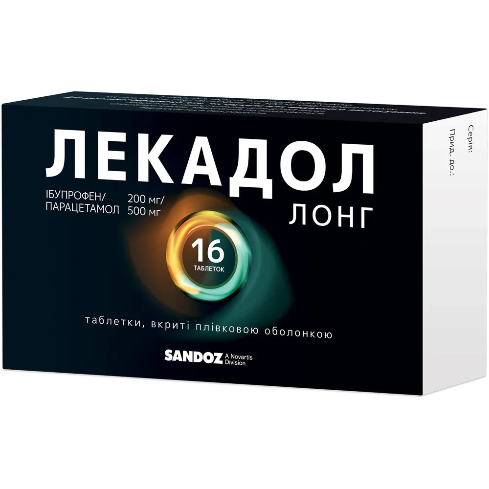 Lekadol long tablets, film-coated