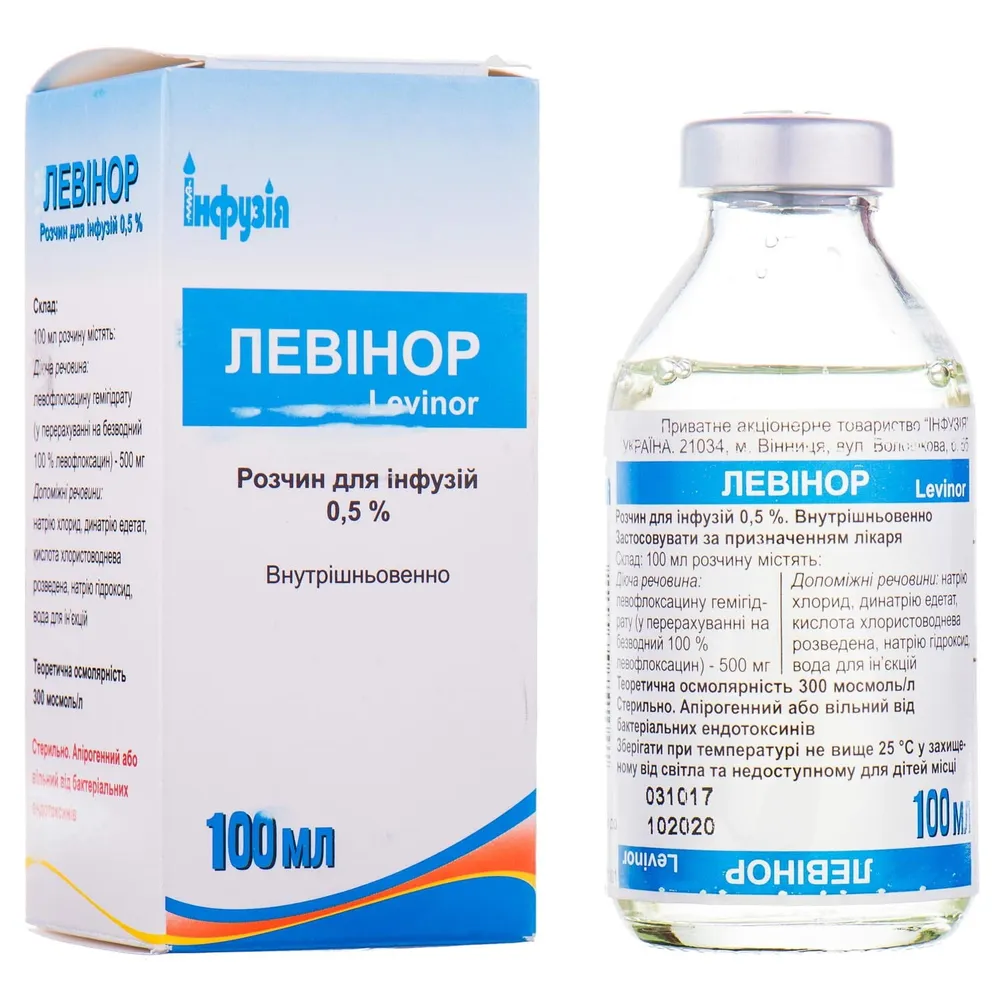 Levinor solution for infusion