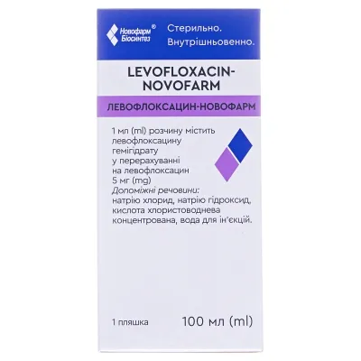 Levofloxacino-Novopharm soluzione per infusione