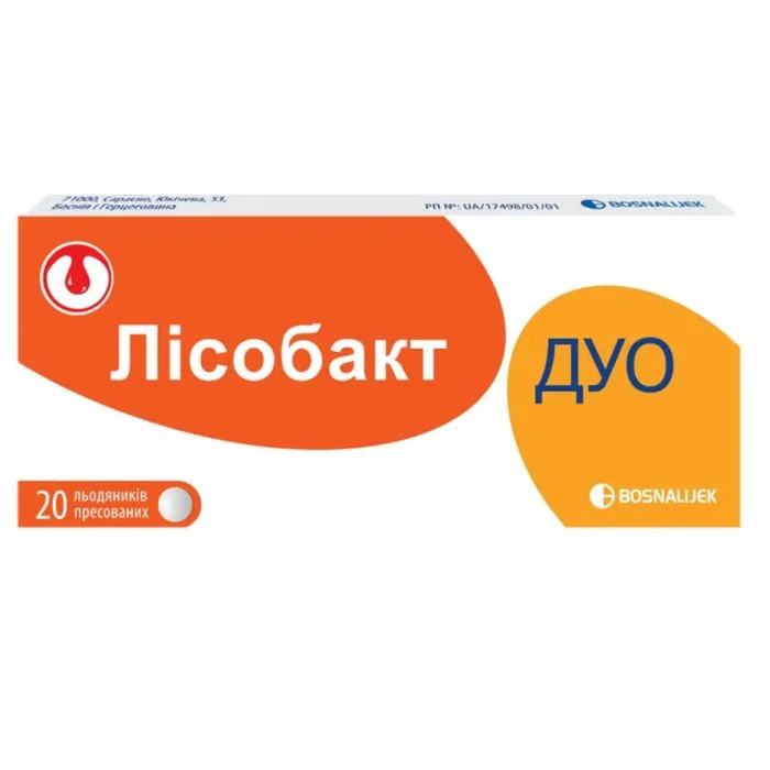 Lisobact duo® tablets, compressed